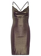 Mini dress, thin shoulder straps, strappy back, elegant design